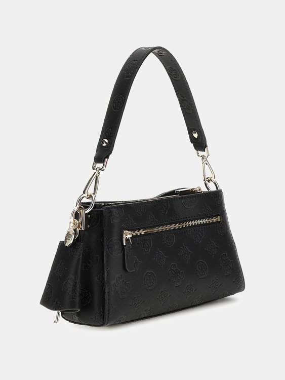 Jena Girlfriend střední kabelka – GUESS, Černá barva Ženy