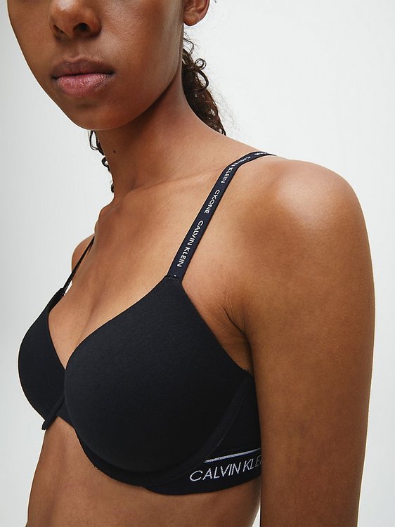Luxusní Ck One Podprsenka, Černá barva, 32/0B, 34/0B, 34/0C, 36/0B, 36/0C