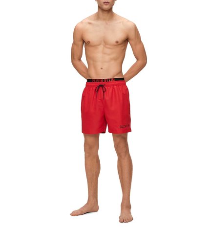 Calvin Klein Swimwear – Plavky, Červená barva