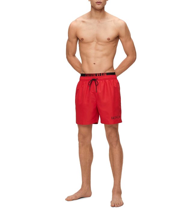 Calvin Klein Swimwear – Plavky, Červená barva
