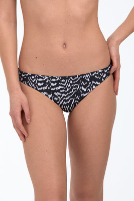 Módní Plavky - Spodní díl, Bílá, Černá barva, 2021