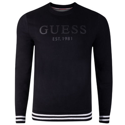 Guess – Beau mikina, Černá barva