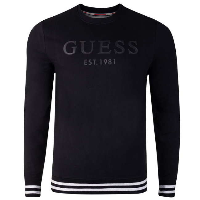 Guess – Beau mikina, Černá barva