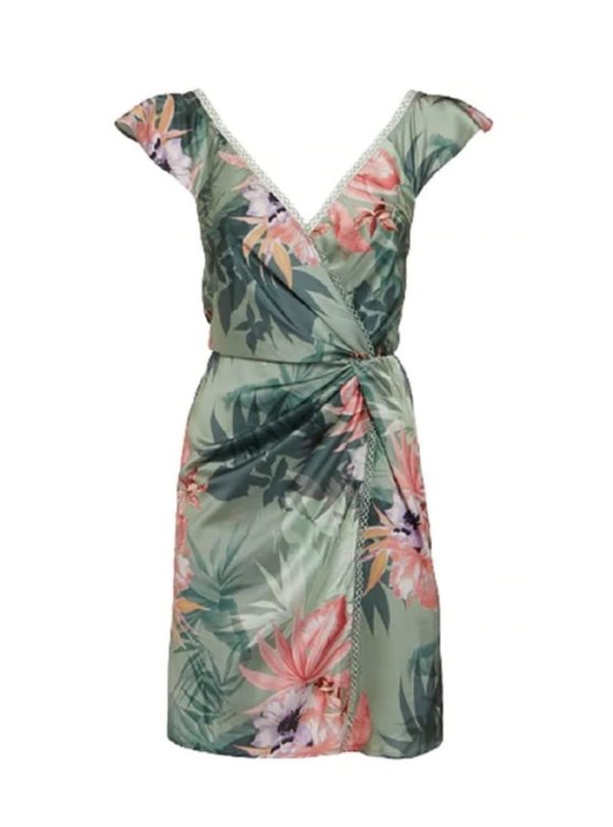 Guess – Olivia šaty, Khaki barva