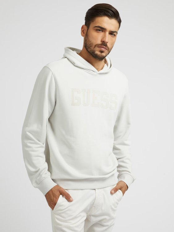 GUESS – Beau mikina, Bílá barva
