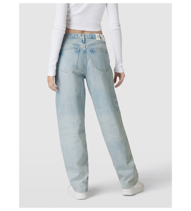 Módní Straight jeany, Modrá barva, 2023