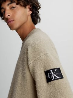 Luxusní High Texture svetr, Béžová barva, S, M, L, XL