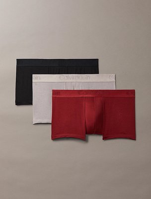 Calvin Klein Underwear – CK Black Holiday boxery 3ks, Černá, Červená barva