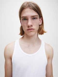 Luxusní Modern Cotton tílko 2ks, Bílá barva, S, M, L