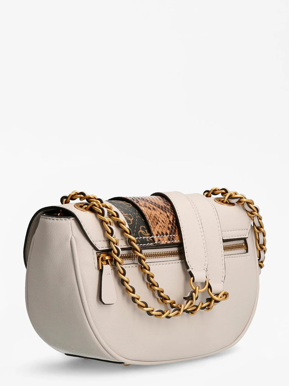 Módní Bling crossbody, Béžová barva, 2021