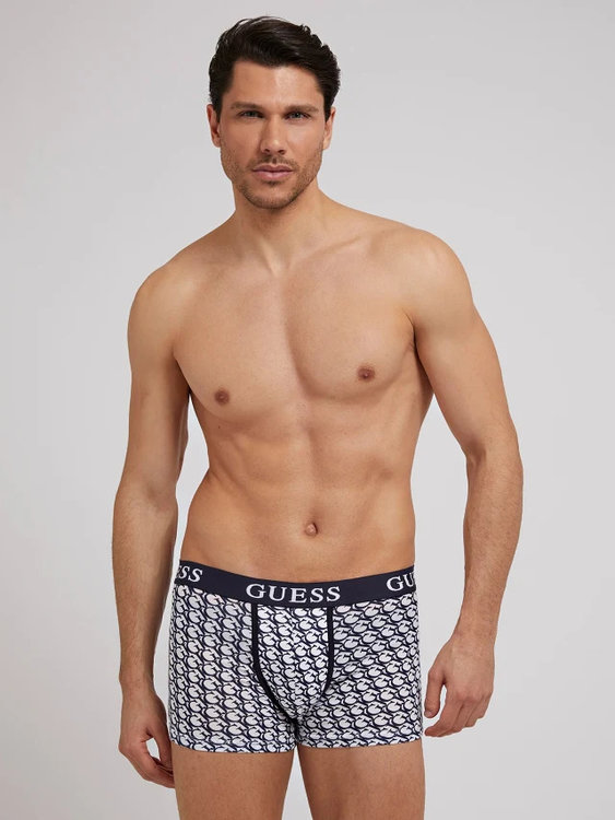 Boxerky 3ks – Guess, Bílá, Černá barva Muži