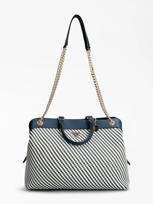 Guess – Downtown Hassie kabelka, Bílá, Modrá barva