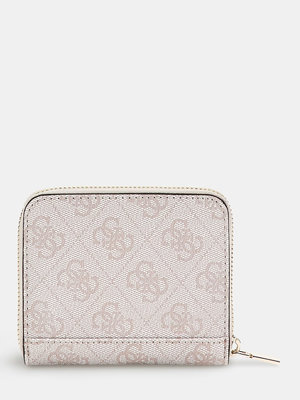 Laurel 4g Logo malá peněženka – GUESS, Bílá, Multi barva Ženy