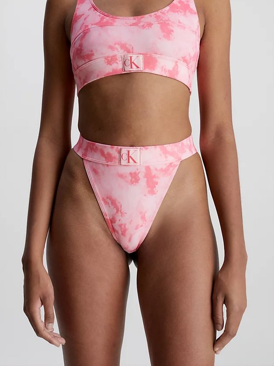 CK Authentic plavky - Spodní díl – Calvin Klein Swimwear, Růžová barva Ženy