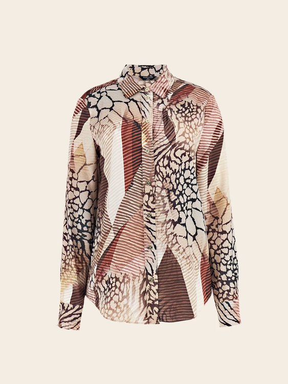 Melissa košile Béžová barva Ženy