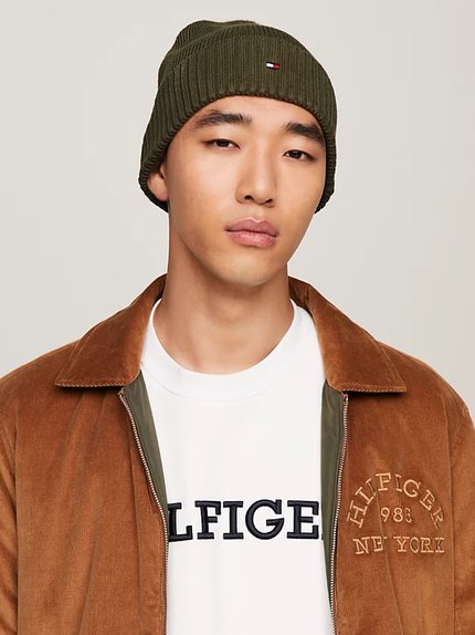 Módní Essential čepice, Zelená barva, 2023