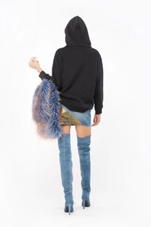 Luxusní Skype svetr, Černá barva, S, M