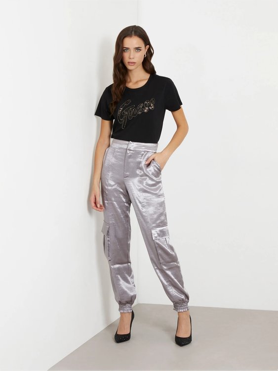 Luxusní W4RI25K9RM1-JBLK TRIKO S/S, Černá barva, XS, S, M, L