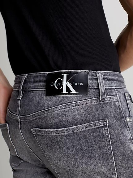 Módní Skinny jeans, Černá barva, 2024