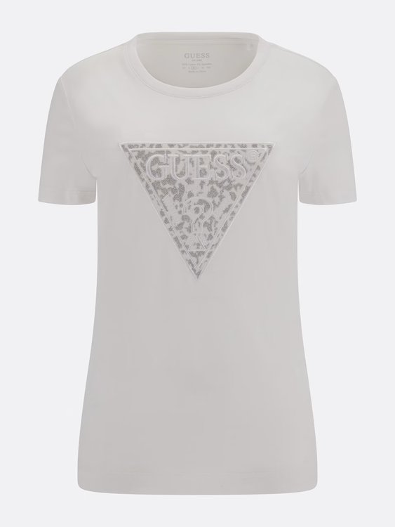 Luxusní Lidia triko, Bílá barva, XS, S, M, L, XL