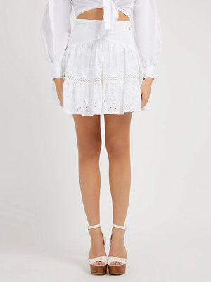 Guess – Sara sukně, Bílá barva
