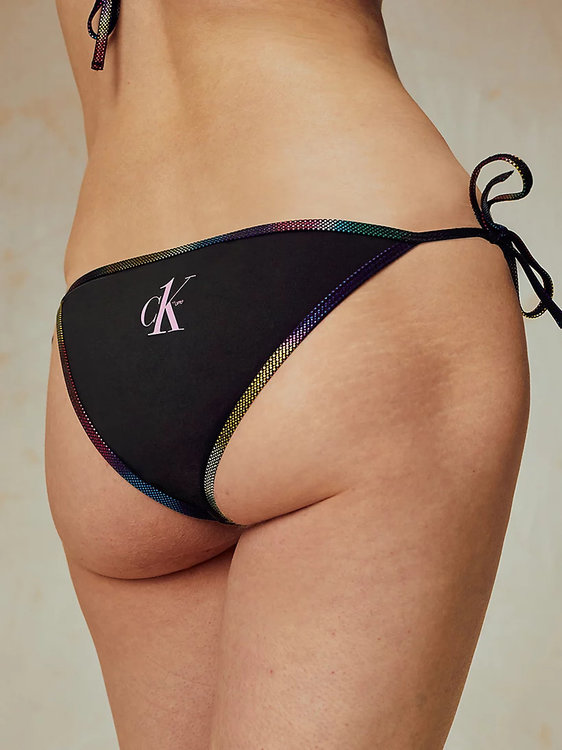 Pride plavky - Spodní díl – Calvin Klein Swimwear, Černá, Multi barva Ženy