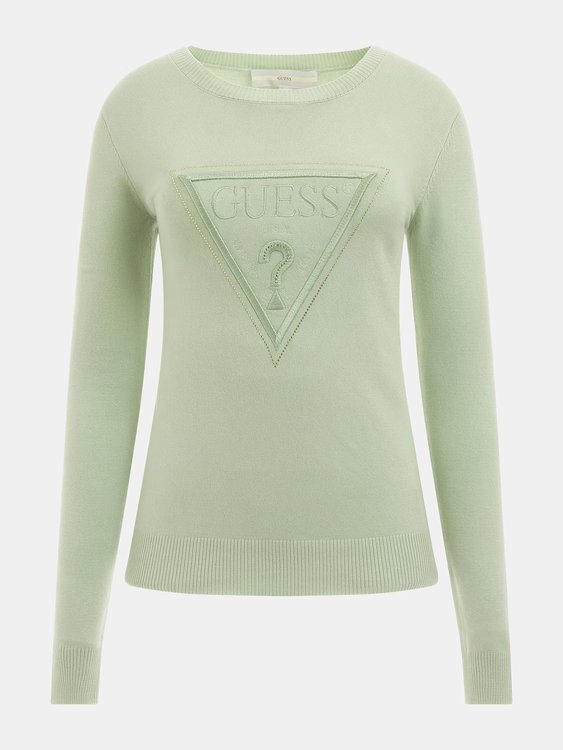 Luxusní Eloise svetr, Zelená barva, XS, S, M