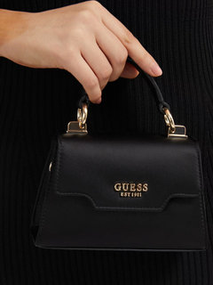 Luxusní Velina kabelka, Černá barva, T/U