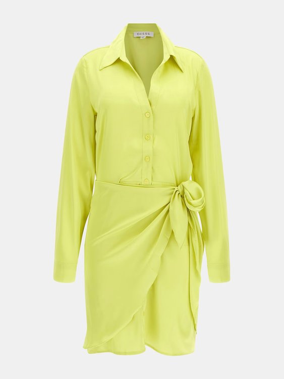 Luxusní Alya šaty, Lime, Neonová, Zelená, Žlutá barva, XS, S, M, L