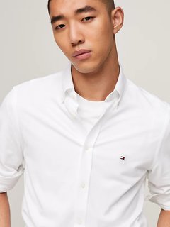 Luxusní 1985 Knitted košile, Bílá barva, M, L, XL