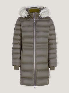 Tommy Hilfiger, Khaki, Zelená barva Tyra Down bunda