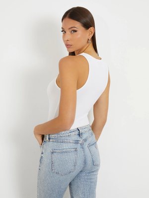 W4RP43KAZH2-G011 TÍLKO – GUESS, Bílá barva Ženy