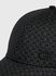 Luxusní Ck Monogram Cotton kšiltovka, Černá barva, OS