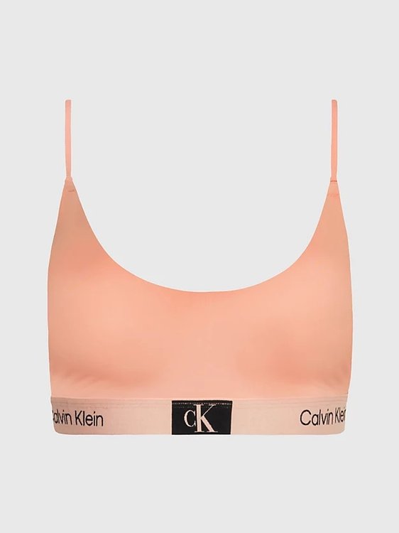 Calvin Klein Underwear – 1996 Micro podprsenka, Oranžová barva