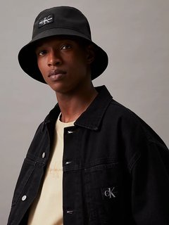 Mono Logo Patch klobouk Černá barva Muži