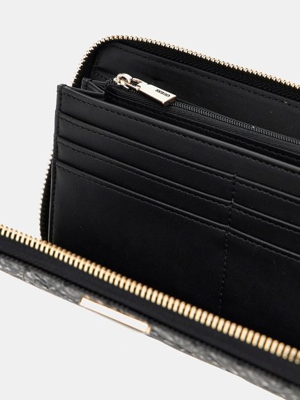 Módní Adelard velká peněženka, Černá barva, 2024