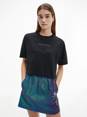 Calvin Klein Jeans – Logo triko, Černá barva