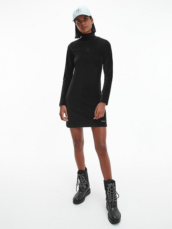 Calvin Klein Jeans – J20J217694-BEH šaty l/s