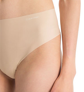 Luxusní Tanga Invisibles, Béžová barva, S
