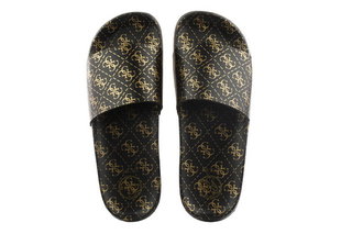 Guess – Savan pantofle, Černá barva