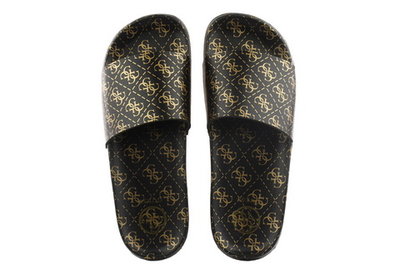 Guess – Savan pantofle, Černá barva