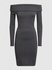 Guess, Šedá barva Šaty bez ramínek