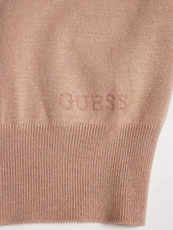 Guess – Rolákový svetr, Béžová barva 2