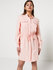 Módní Ellis šaty, Růžová barva, 2022