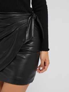 Luxusní Carine sukně, Černá barva, XS, S, M, L