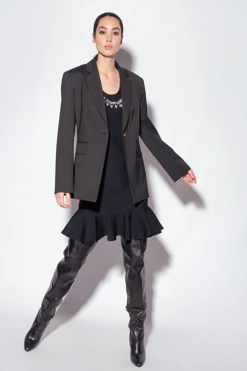 Módní Gin Tonic šaty, Černá barva, 2022