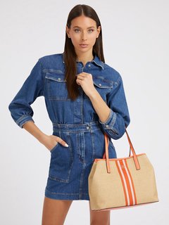 Luxusní Vikky kabelka, Oranžová barva, T/U