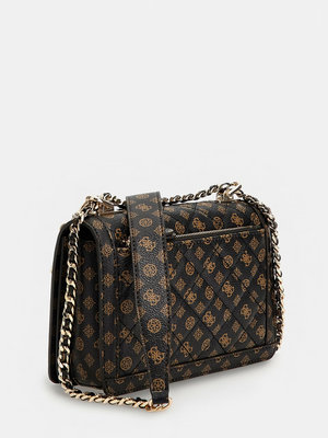 Abey crossbody – GUESS, Hnědá barva Ženy