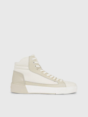 High Top kotníková obuv – Calvin Klein Jeans, Béžová barva Muži