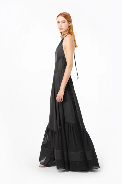 Annette šaty – Pinko, Černá barva Ženy